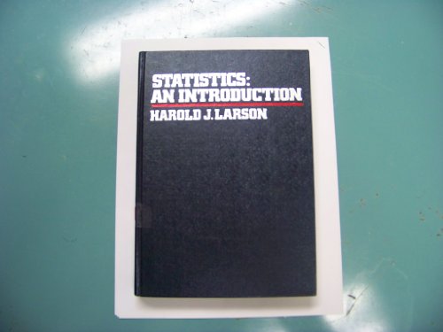 Imagen de archivo de Statistics: An Introduction a la venta por George Cross Books