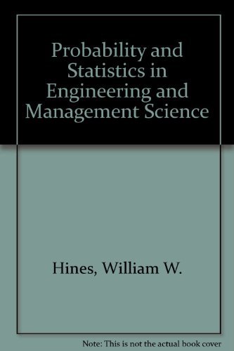 Stock image for Probability and Statistics in Engineering and Management Science for sale by WorldofBooks