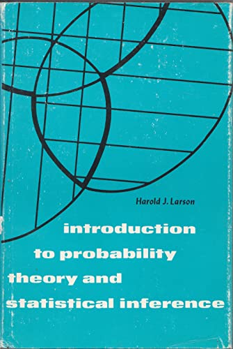 9780471517801: Introduction to Probability Theory and Statistical Inference (Probability & Mathematics Statistics S.)