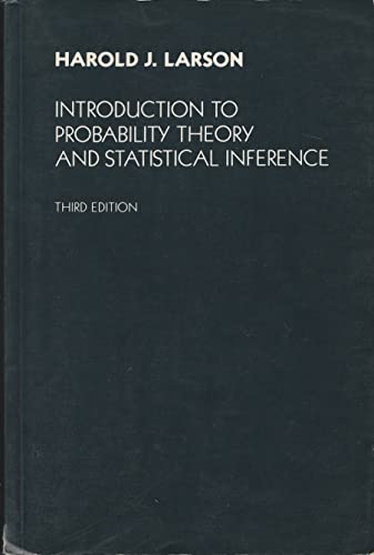 9780471517900: Introduction to Probability Theory and Statistical Inference