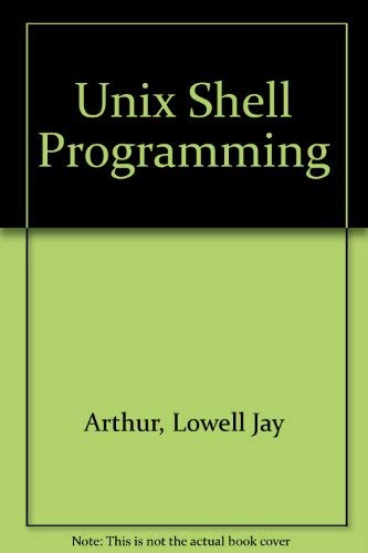 Beispielbild fr UNIX Shell Programming zum Verkauf von Better World Books: West