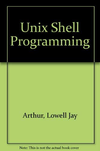 Imagen de archivo de UNIX Shell Programming a la venta por HPB-Red