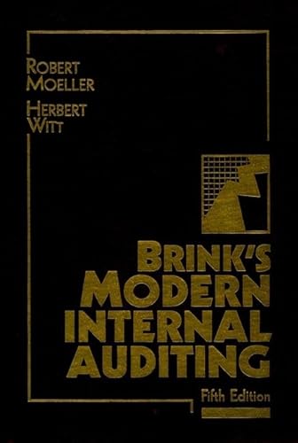 Stock image for Brink's Modern Internal Auditing for sale by medimops