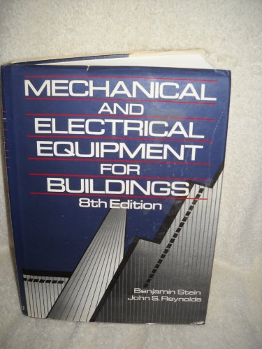 9780471525028: Mechanical and Electrical Equipment for Buildings