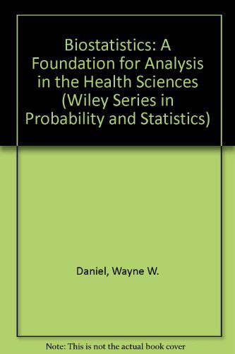 Beispielbild fr Biostatistics: A Foundation for Analysis in the Health Sciences (Wiley Series in Probability and Statistics) zum Verkauf von Open Books