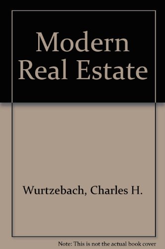Imagen de archivo de Modern Real Estate a la venta por Better World Books