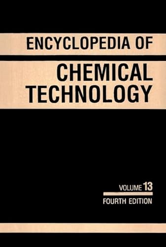 Stock image for Kirk-Othmer Encyclopedia of Chemical Technology, Helium Group to Hypnotics Vol. 13 for sale by Better World Books