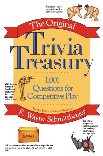 Stock image for The Original Trivia Treasury: 1,001 Questions for Competitive Play for sale by SecondSale