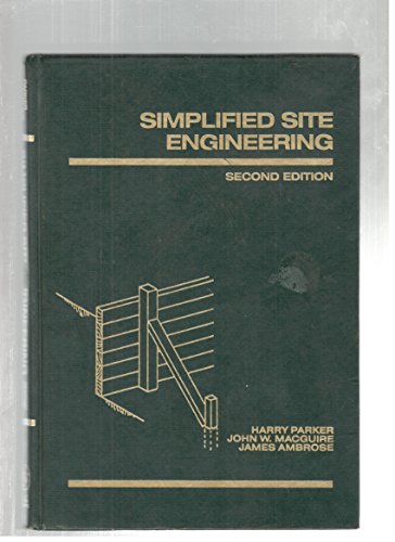 Stock image for Simplified Site Engineering (Parker/Ambrose Series of Simplified Design Guides) for sale by HPB-Red