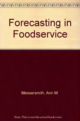Imagen de archivo de Forecasting in Foodservice a la venta por Better World Books