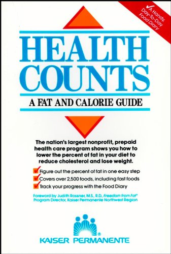Imagen de archivo de Health Counts : A Fat and Calorie Guide a la venta por Better World Books