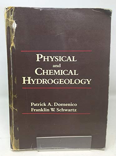 Imagen de archivo de Physical and Chemical Hydrogeology a la venta por Project HOME Books