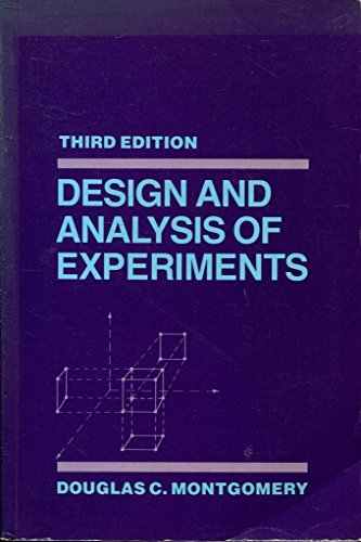 Stock image for Design and Analysis of Experiments for sale by WorldofBooks