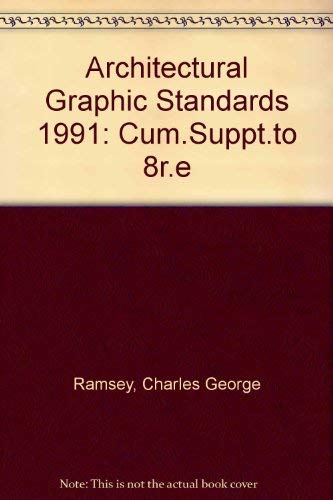 9780471530312: Architectural Graphic Standards, 1991 Cumulative Supplement