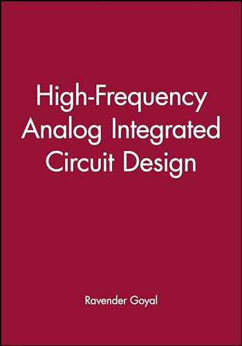 Imagen de archivo de High-Frequency Analog Integrated Circuit Design a la venta por La bataille des livres