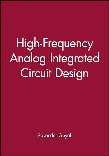 9780471530435: High-Frequency Analog Integrated Circuit Design: 4 (Wiley Series in Microwave and Optical Engineering)