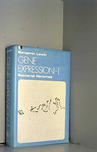 Imagen de archivo de Gene Expression-1 : Bacterial Genomes a la venta por Better World Books