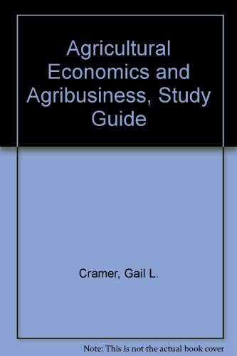 Imagen de archivo de Agricultural Economics and Agribusiness, Study Guide a la venta por Wonder Book