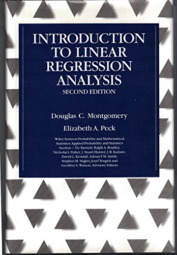 Stock image for Introduction to Linear Regression Analysis, 2nd Edition for sale by Bookmonger.Ltd