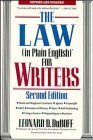 The Law (in Plain English) for Writers - Leonard D. DuBoff