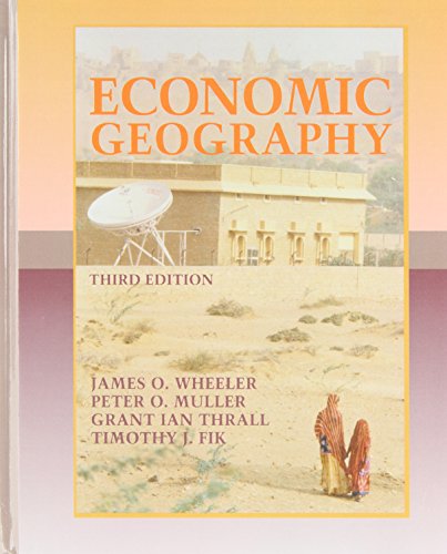 Imagen de archivo de Economic Geography a la venta por Better World Books