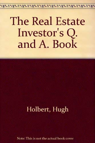 Imagen de archivo de The Real Estate Investor's Q & A Book a la venta por Southern Maryland Books
