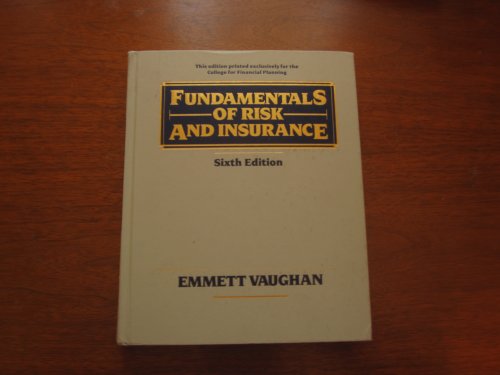 9780471545521: Fundamentals of Risk and Insurance