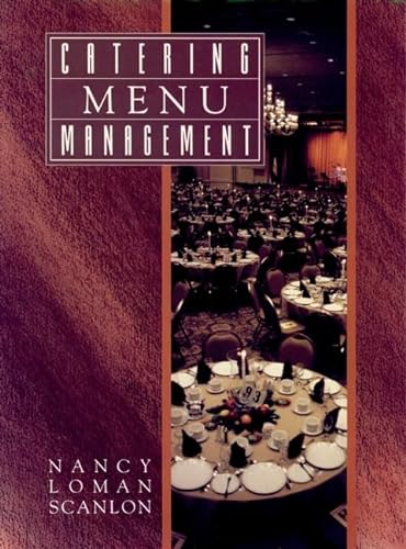 Imagen de archivo de Catering Menu Management a la venta por Wonder Book