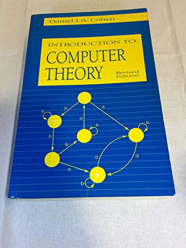 Beispielbild fr Introduction to Computer Theory zum Verkauf von AwesomeBooks