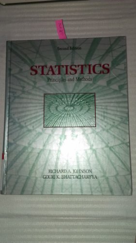 Stock image for Statistics : Principles and Methods for sale by Better World Books