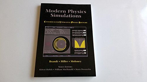 9780471548829: Modern Physics Simulations: Consortium for Upper-level Physics Software