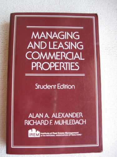 Stock image for Managing and Leasing Commercial Properties for sale by Irish Booksellers