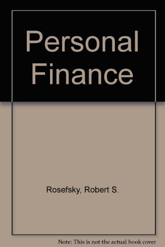 9780471549789: Personal Finance