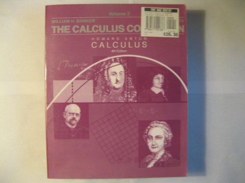 9780471551386: The Calculus Companion, Volume 2, to accompany Calculus with Analytic Geometry, 4th edition