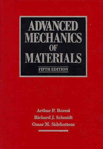 Stock image for ADVANCED MECHANICS OF MATERIALS for sale by BennettBooksLtd