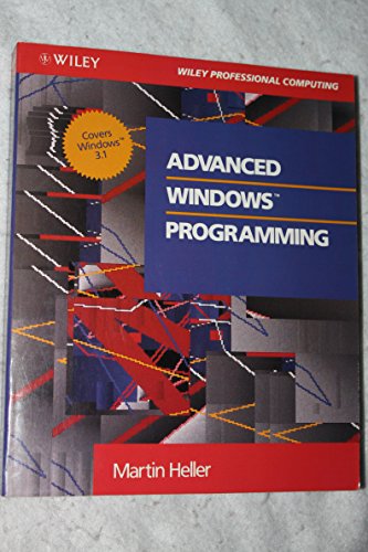 9780471551720: Advanced Windows Programming Set (Wiley Professional Computing)