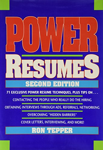 Stock image for Power Resumes for sale by SecondSale