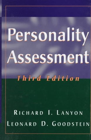 Stock image for Personality Assessment for sale by ThriftBooks-Dallas