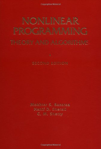 9780471557937: Non-linear Programming: Theory and Algorithms (Wiley-Interscience Series in Discrete Mathematics and Optimization)