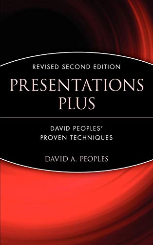 Stock image for Presentations Plus: David Peoples' Proven Techniques for sale by SecondSale