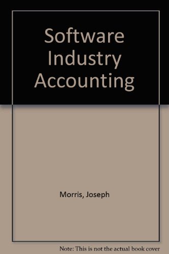 Imagen de archivo de Software Industry Accounting a la venta por Better World Books