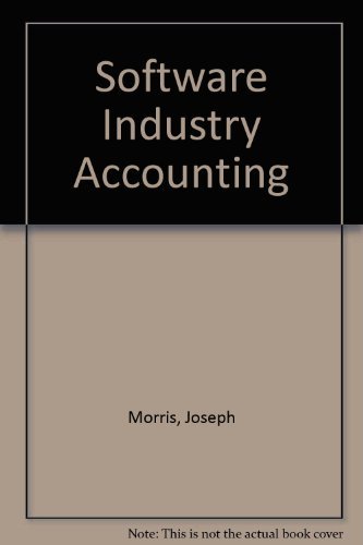 Stock image for Software Industry Accounting for sale by Better World Books