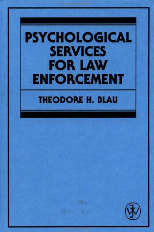 Imagen de archivo de Psychological Services for Law Enforcement a la venta por Better World Books