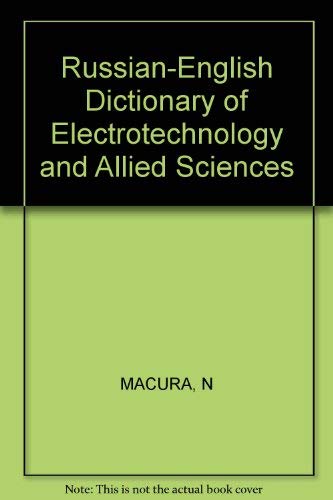 Stock image for Macura: Russian?english Dictionary Of Electrotechnology & Allied Sciences for sale by Bahamut Media