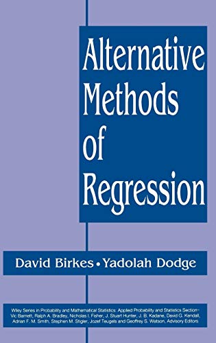 Beispielbild fr Alternative Methods of Regression zum Verkauf von Better World Books