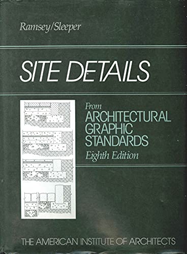 Imagen de archivo de Site details from architectural Graphic Standards. Eighth edition. a la venta por Zephyr Used & Rare Books