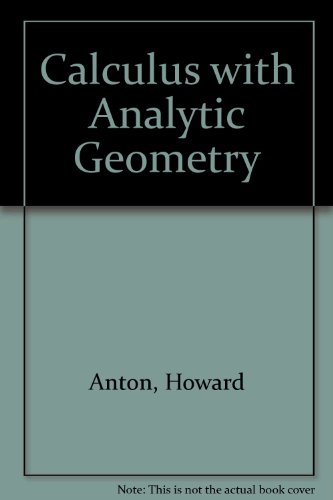 Imagen de archivo de Calculus with Analytic Geometry a la venta por AwesomeBooks