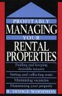 Imagen de archivo de Profitably Managing Your Rental Properties a la venta por Better World Books
