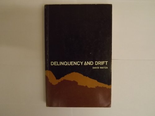 Imagen de archivo de Delinquency and Drift a la venta por Wonder Book