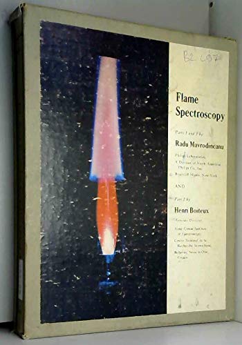 Beispielbild fr Flame Spectroscopy zum Verkauf von Zubal-Books, Since 1961